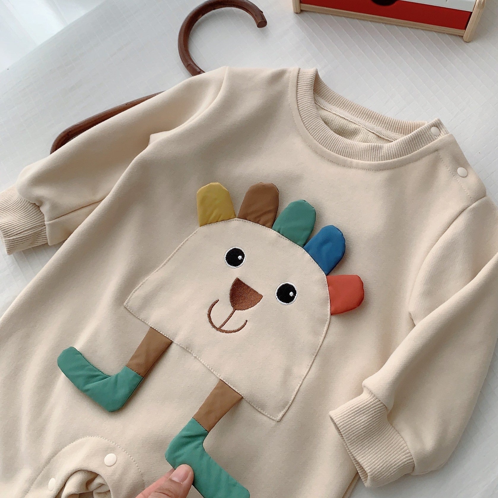 Baby Super Cute Jumpsuit South Korea Cartoon Crawling Suit - Baby Super Cute Jumpsuit with Clothing Label Options