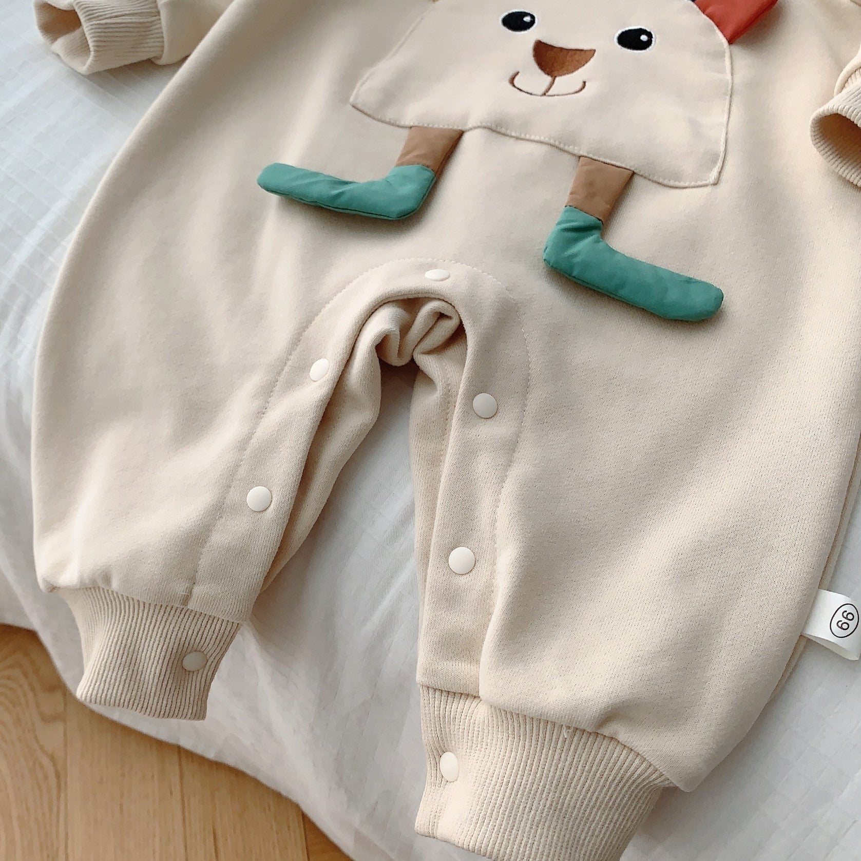 Baby Super Cute Jumpsuit South Korea Cartoon Crawling Suit - Baby Super Cute Jumpsuit with Clothing Label Options