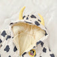 Baby Thickened Warm Jumpsuit Cotton-padded Clothes - Baby Cows Love This Silly Warm Jumpsuit