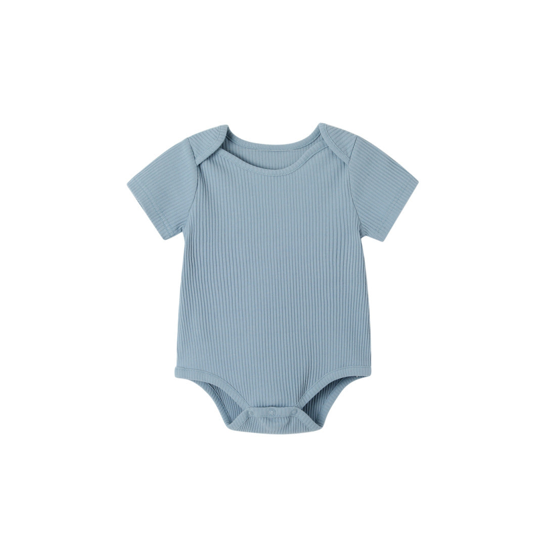 Baby Thin Pajamas Solid Color Romper - Soft and Snug Baby Pajamas for Tiny Terrors