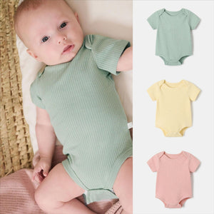 Baby Thin Pajamas Solid Color Romper - Soft and Snug Baby Pajamas for Tiny Terrors