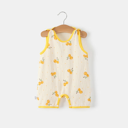 Baby Vest Jumpsuit Summer Thin Gauze - Ultimate Baby Vest for Stylish Summer Shenanigans