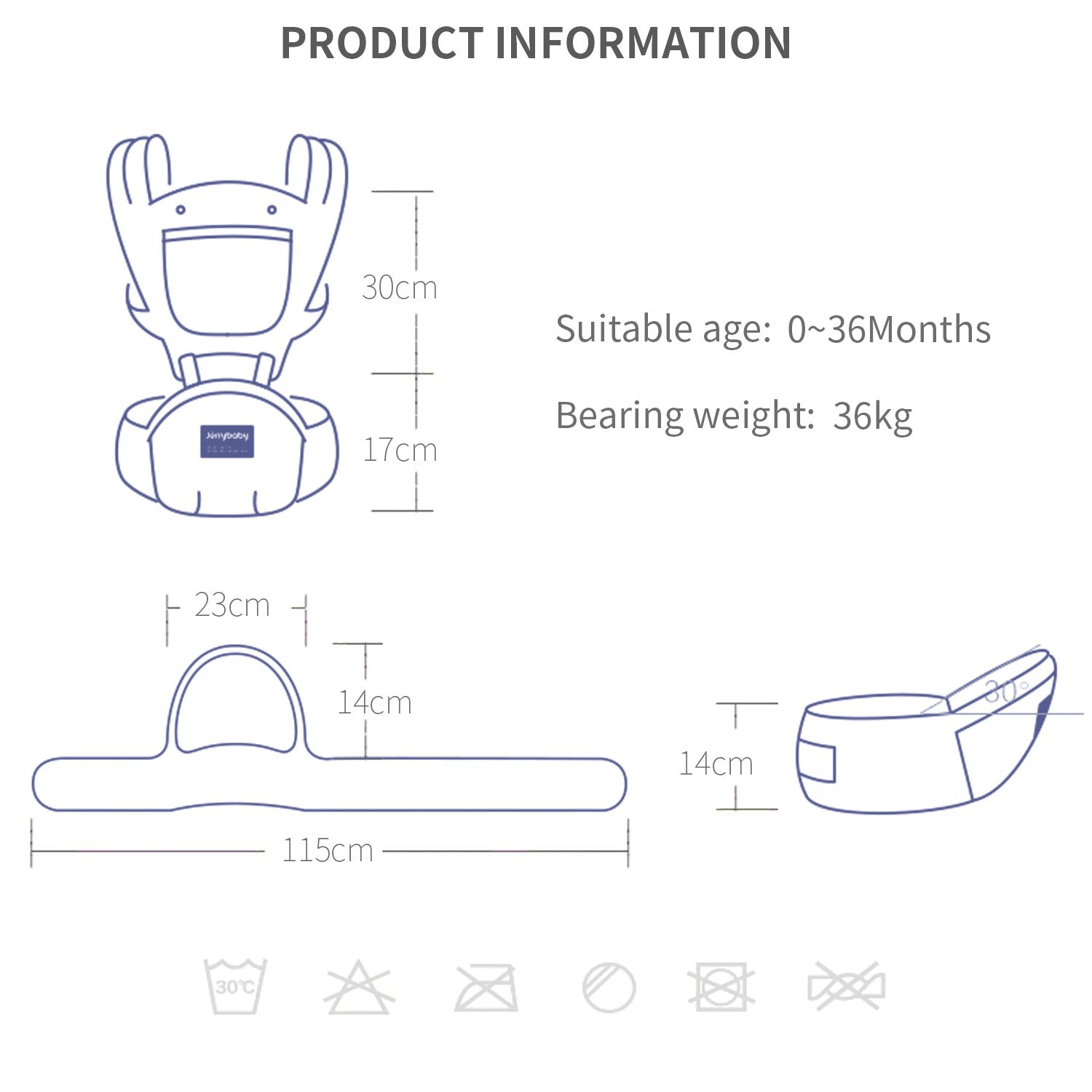 Baby waist stool multifunctional carrier - Carry Your Baby Like a Pro With This Waist Stool