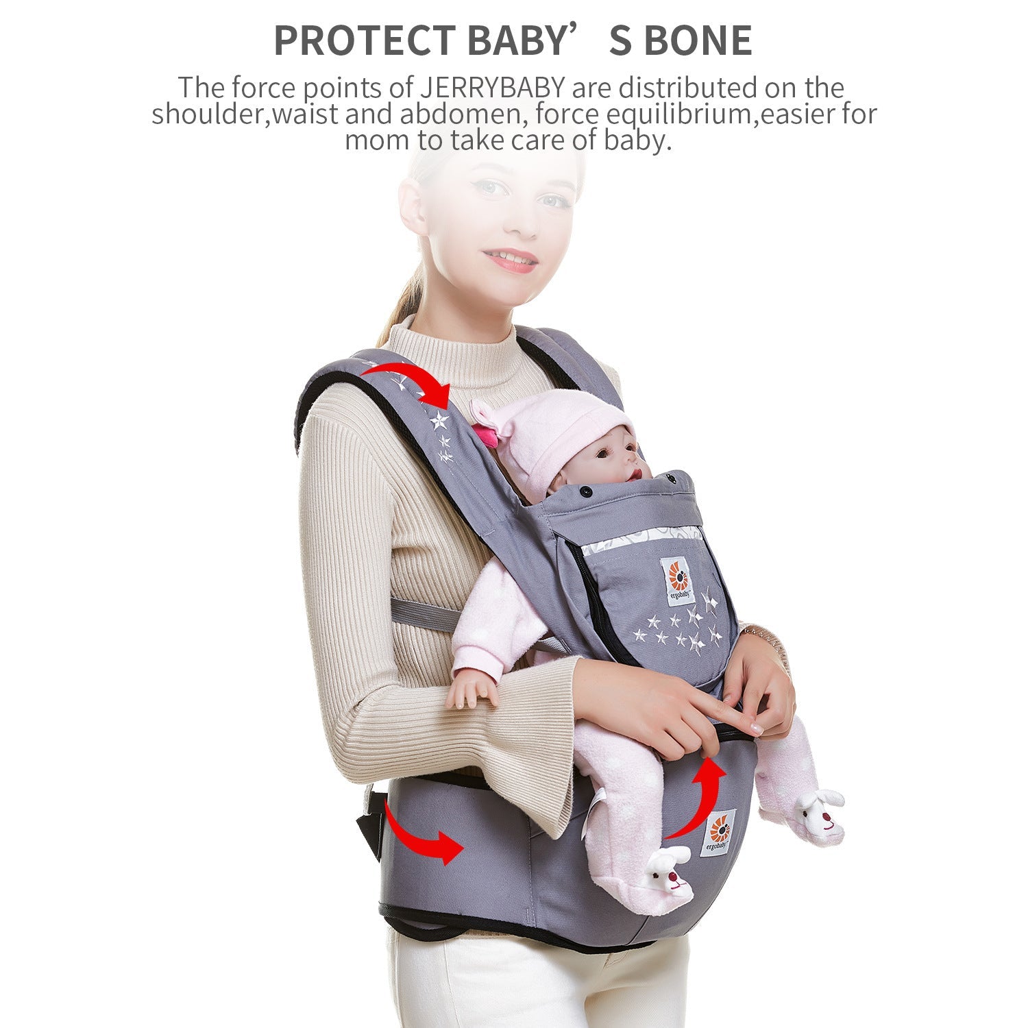 Baby waist stool multifunctional carrier - Carry Your Baby Like a Pro With This Waist Stool