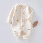 Baby Warm Jumpsuit with Thick Cotton Fabric for Winter Comfort - Snug as a Bug in Our Quilted baby warm jumpsuit