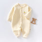Baby Warm Jumpsuit with Thick Cotton Fabric for Winter Comfort - Snug as a Bug in Our Quilted baby warm jumpsuit