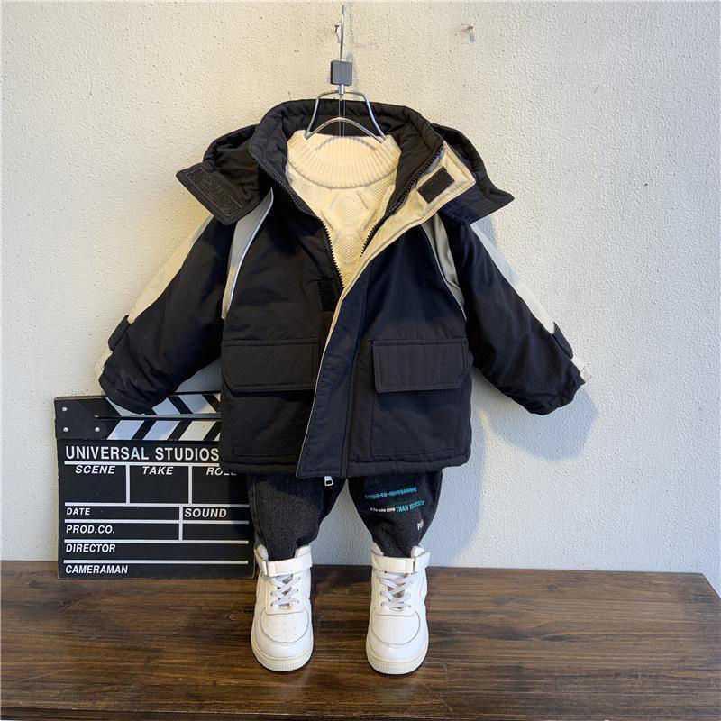 Baby Winter Camouflage Padded Cotton Jacket with Fur Collar for Boys - Teleplus baby winter camouflage padded jacket