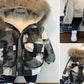 Baby Winter Camouflage Padded Cotton Jacket with Fur Collar for Boys - Teleplus baby winter camouflage padded jacket