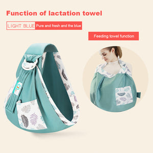 Child Car Seat for 0-36 Months Up to 60 KG Suitable the United States - Fresh Blue Baby Scarf Strap All Seasons Fun