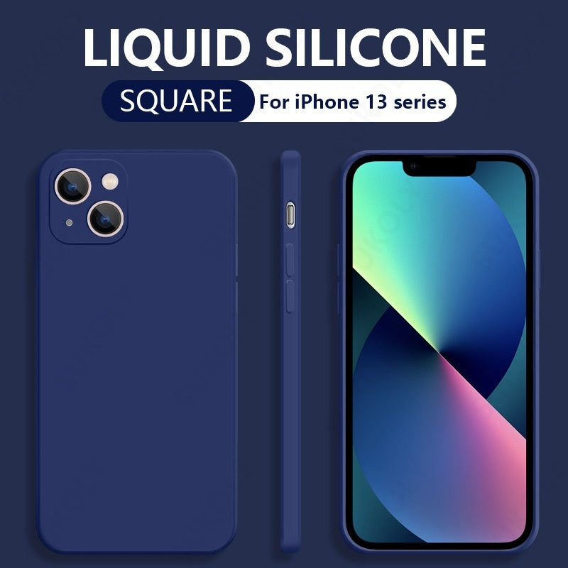 Back Cover Type Simple Liquid Silicone Phone Case - Simple Liquid Silicone Phone Case Cover Type Options