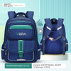 Backpack Spine Protection Waterproof Large Capacity - Blue And Green Large