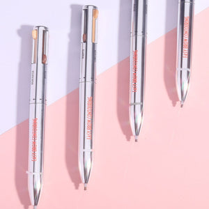 Ball Eyebrow Pencil with Four Colors for Vivid and Natural Brows - Teleplus ball eyebrow pencil