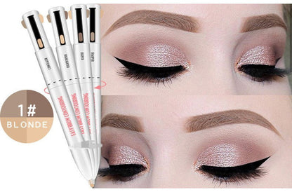 Ball Eyebrow Pencil with Four Colors for Vivid and Natural Brows - Teleplus ball eyebrow pencil