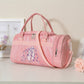 Polyester Women’s Handbag with Embroidery and Internal Mobile Phone Pouch - Ballet Dance Backpack for Pirouettes