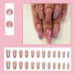 Ballet Girl Fake Nails Set with Yellow Jelly Glue for - Teleplus ballet girl fake nails