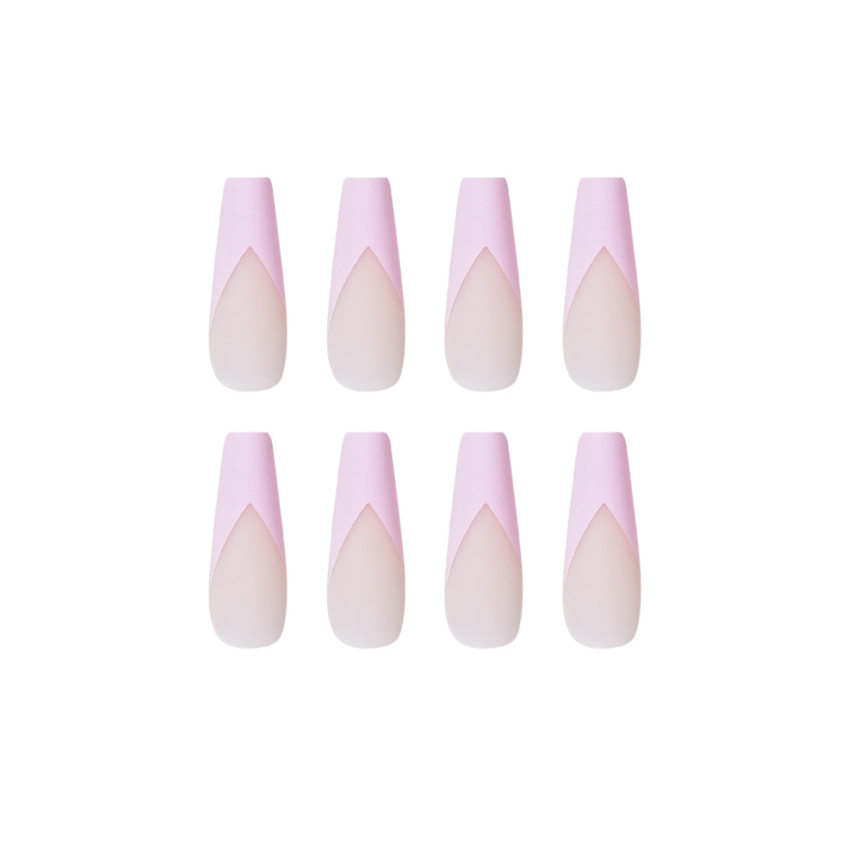 Ballet Wear Manicure Net 24 Pieces Finished False Nails with Glue - Teleplus ballet wear manicure finished false nail