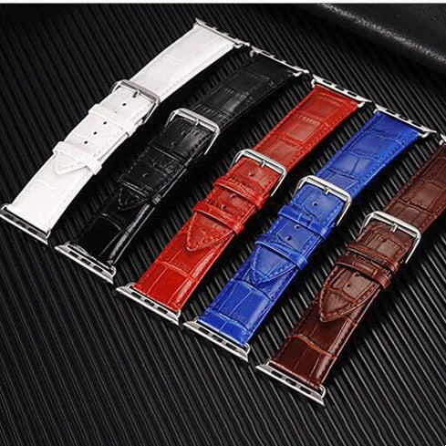 Bamboo Croc Leather Strap - Bamboo Croc Leather Strap in Various Colors