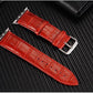 Bamboo Croc Leather Strap - Bamboo Croc Leather Strap in Various Colors