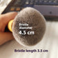Bamboo Handle Large Round Head Fiber Wool Powder Brush for Makeup and Art - bamboo handle large round head fiber wool