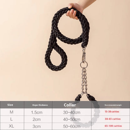 Basic Style Pet Training Collar Suit in Multiple Colors 1.2m Adjustable - Teleplus basic style suit lengthened mixed
