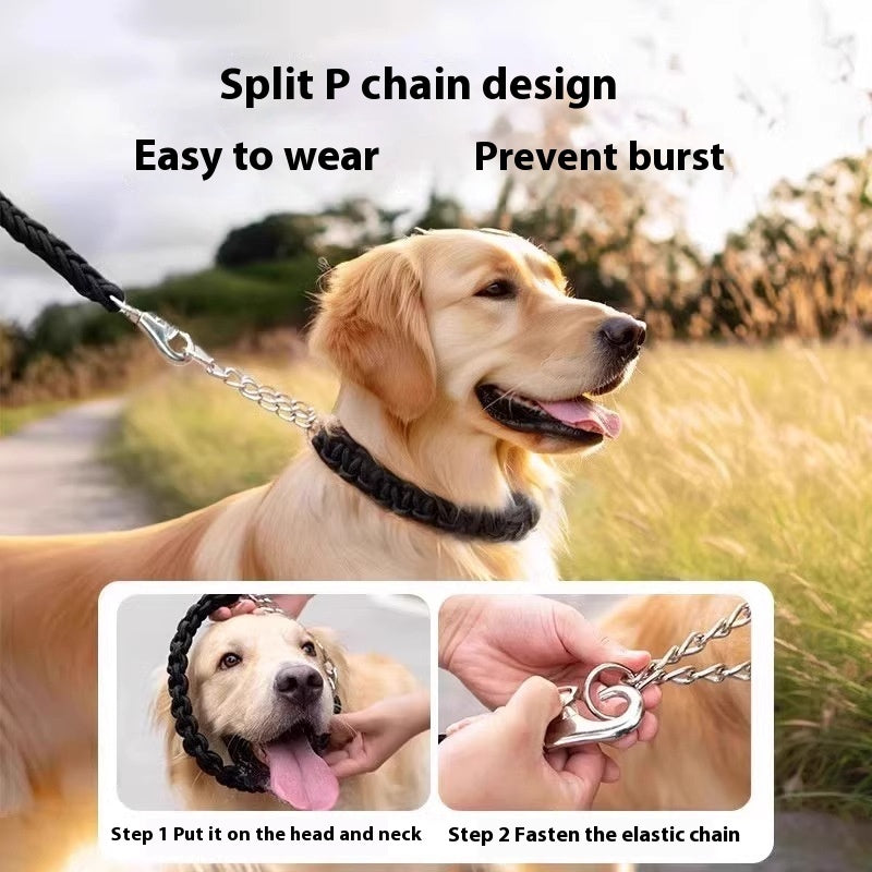 Basic Style Pet Training Collar Suit in Multiple Colors 1.2m Adjustable - Teleplus basic style suit lengthened mixed