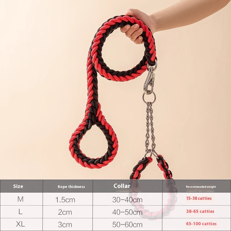 Basic Style Pet Training Collar Suit in Multiple Colors 1.2m Adjustable - Teleplus basic style suit lengthened mixed