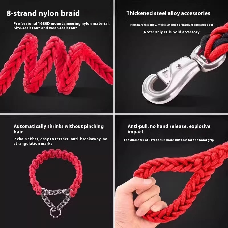 Basic Style Pet Training Collar Suit in Multiple Colors 1.2m Adjustable - Teleplus basic style suit lengthened mixed