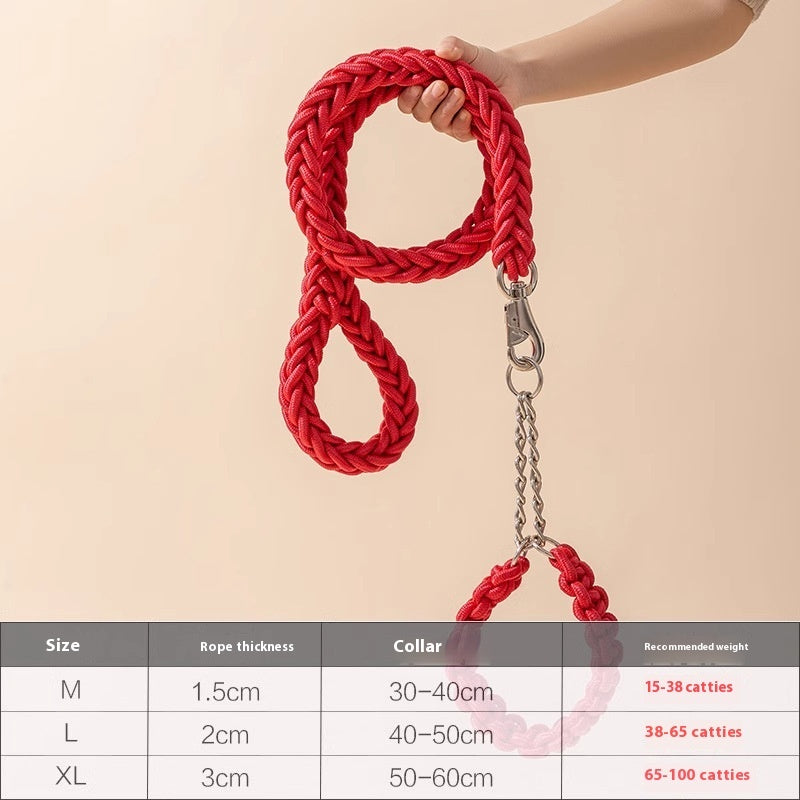 Basic Style Pet Training Collar Suit in Multiple Colors 1.2m Adjustable - Teleplus basic style suit lengthened mixed