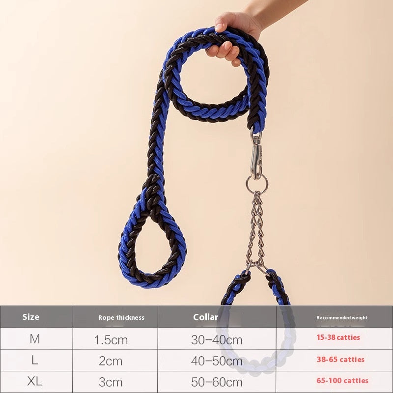 Basic Style Pet Training Collar Suit in Multiple Colors 1.2m Adjustable - Teleplus basic style suit lengthened mixed