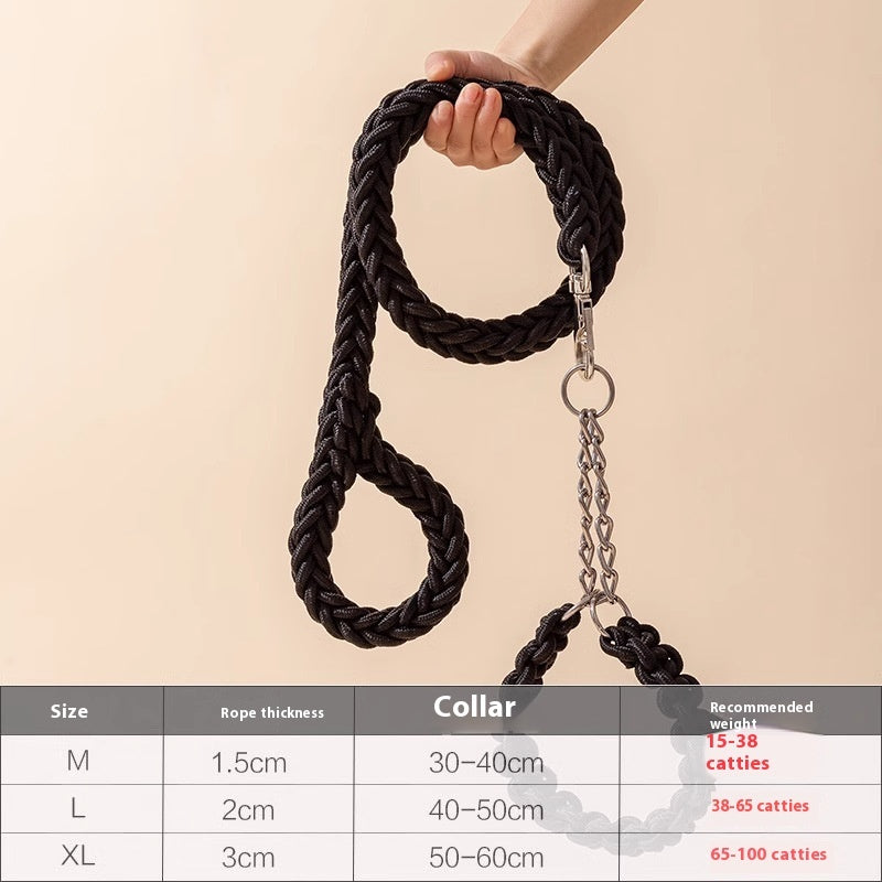 Basic Style Pet Training Collar Suit in Multiple Colors 1.2m Adjustable - Teleplus basic style suit lengthened mixed