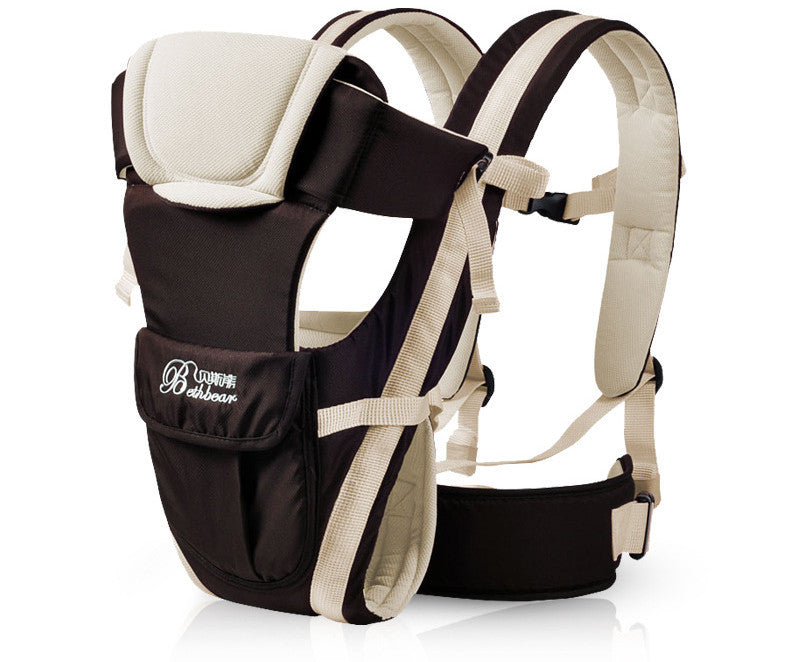 Bass Bear Carrier Double Shoulder Four Seasons Maternal and Child Multifunctional Baby Carrier - Bass Bear Carrier