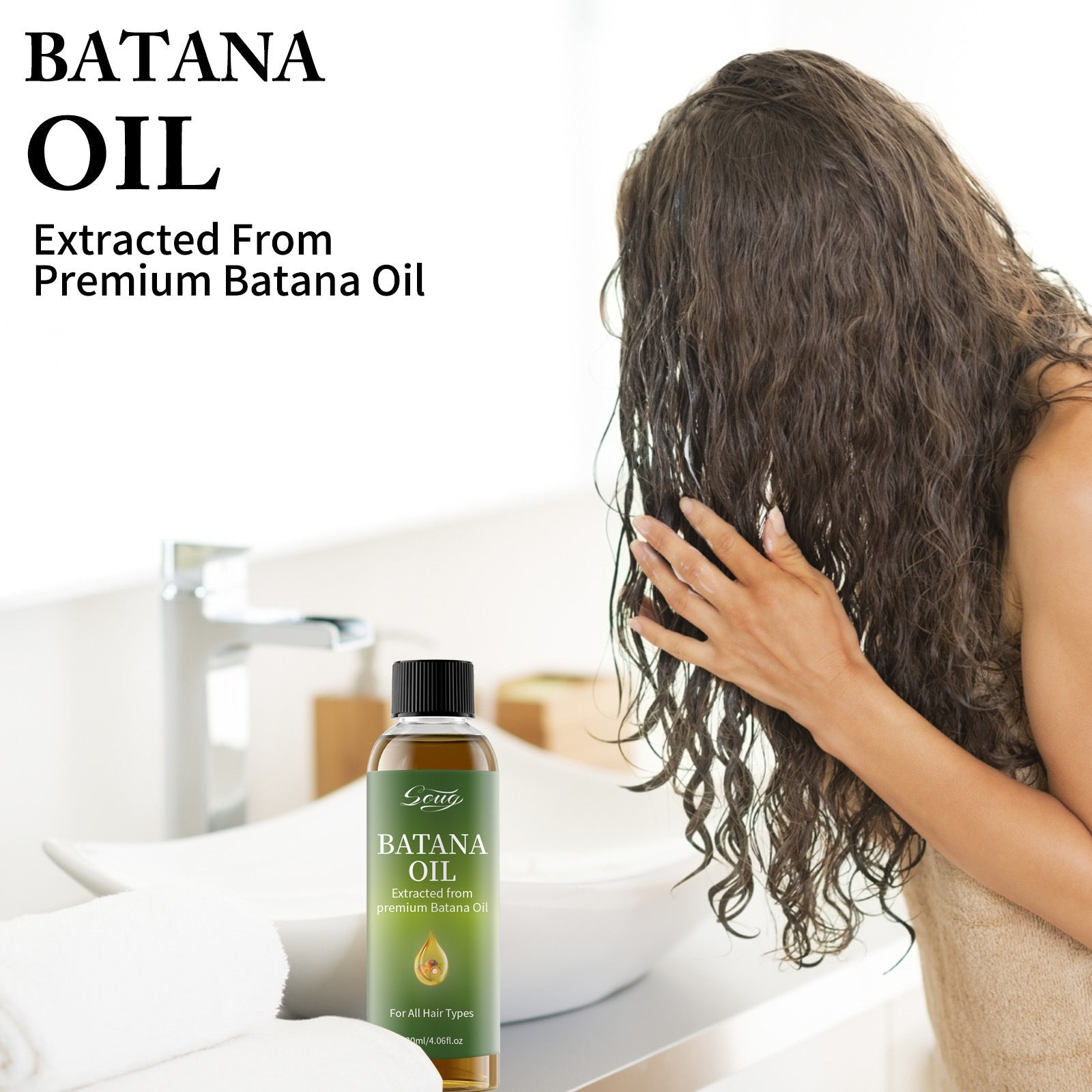 Batana Dense Hair Fixing Oil for Scalp Control and Damage Repair 120ml - Teleplus Care batana dense hair fixing oil