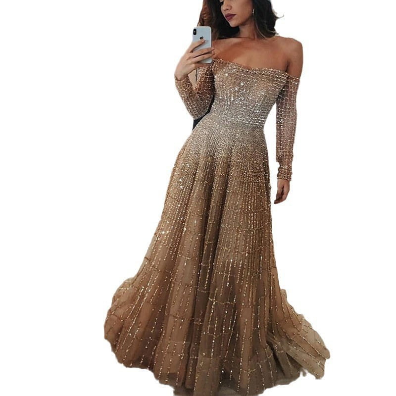 Flitter egy vállú derék teteje poliészter szövetekkel a nők számára