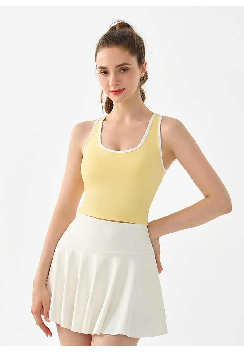 Blue Verde și galben Brocade cu două fețe, talie subțire se potrivesc jambiere de yoga