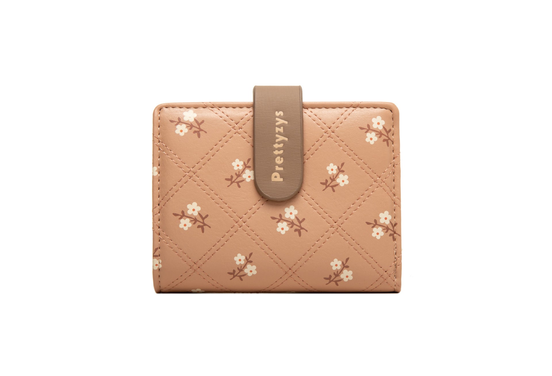 Women’s Soft Printed Buckle Folding Small Wallet Multiple Card Slots Integrated Card Holder - Tiny Wallet Big Style