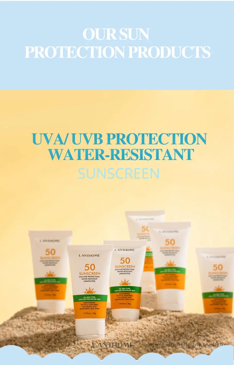 Creme corporal não grease, loção nutritiva 50g x1pcs para pele seca