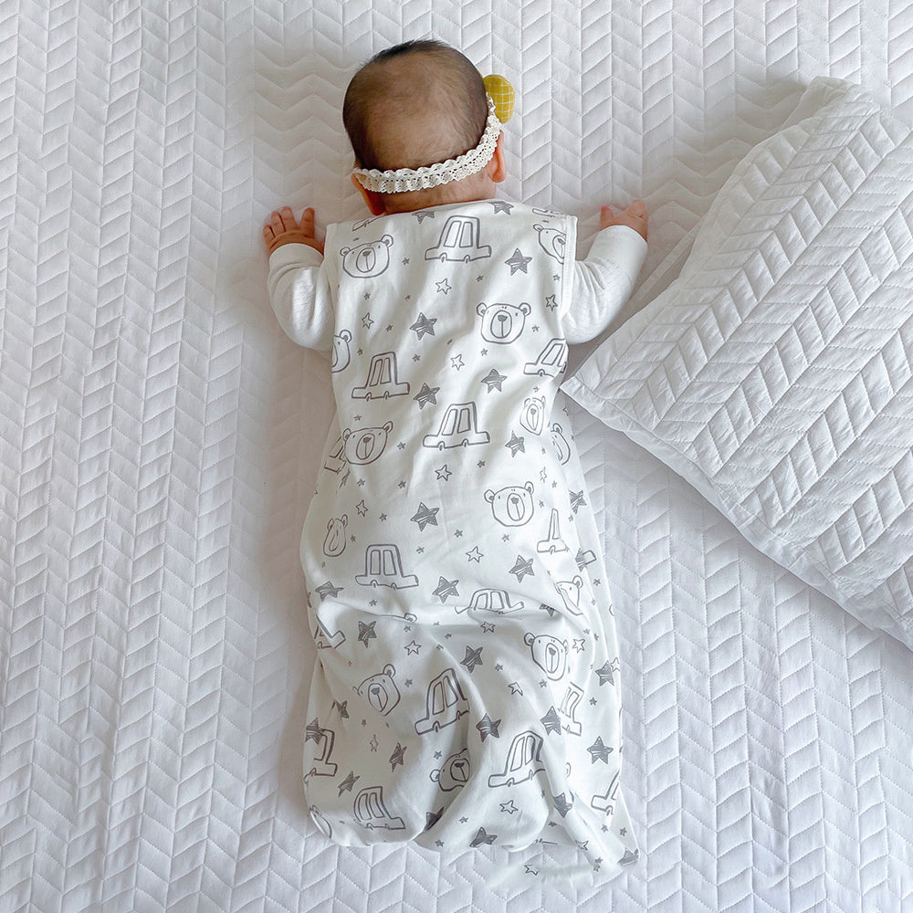 Baby Newborn Anti-startle Artifact Surrender Sleeping Bag - Baby’s Cotton Cocoon for Snoozing Ninja Moves