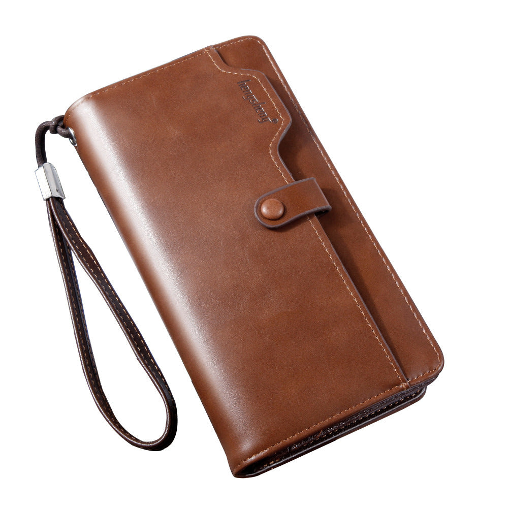 Men’s Clutch Wallet Long Wallet Men - Men’s Leather Wallet: For Your Manly Essentials