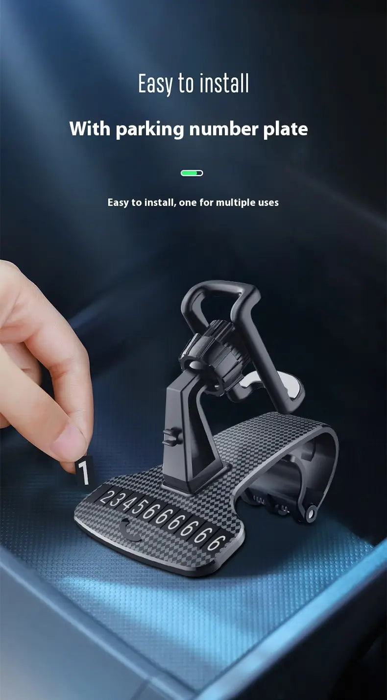 Universal Car Phone Holder Dashboard Mount for Navigation and Safety