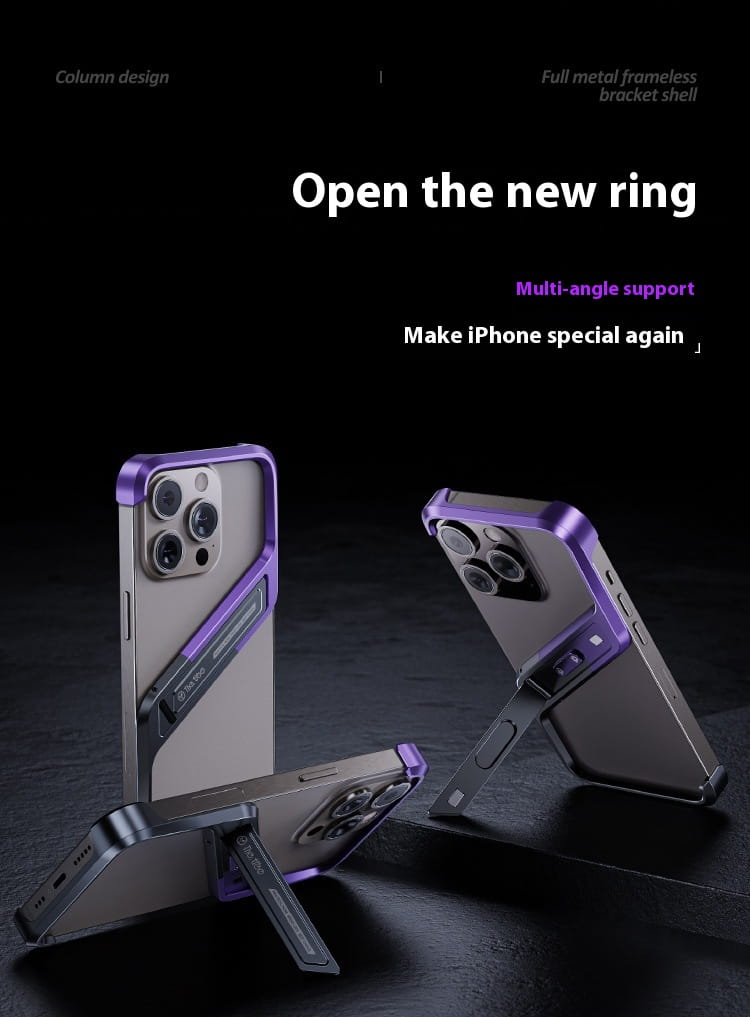 Applicable Pivot Half Pack Aluminum Alloy Phone Shockproof Bracket for Apple