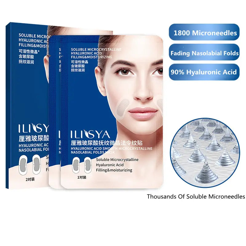 Liya Hyaluronic Acid Microneedle Nasolabial Fold Film