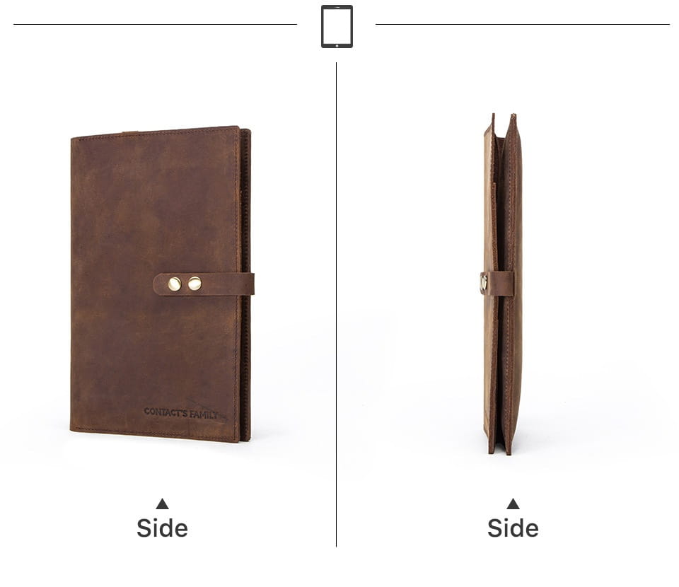 Crazy Horse Leather iPad Mini Case for Fall Protection Retro Style