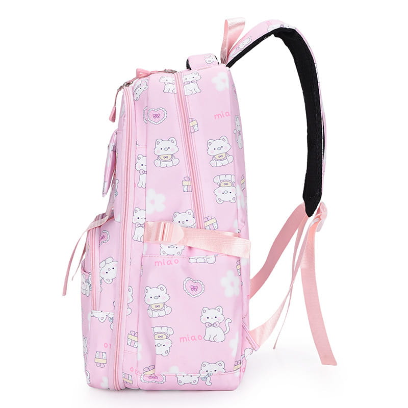 Cartoon Rabbit Pattern Printed Large Capacity Backpack