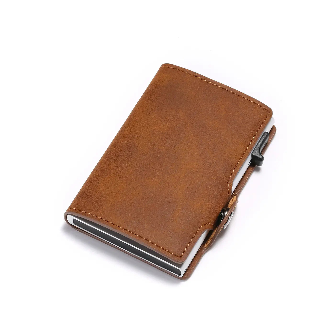 Unisex Card Holder with Horse Leather and CHF for the United States