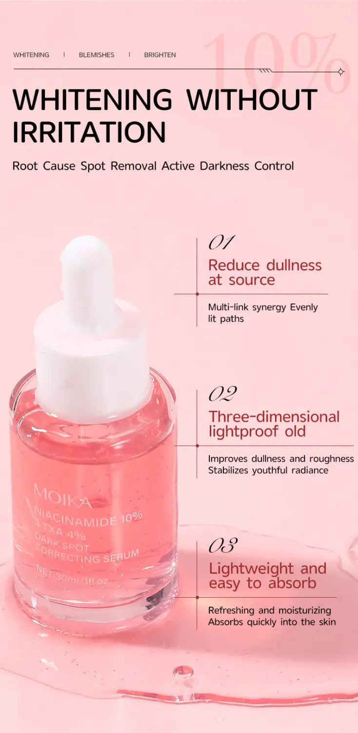 Siero occhio nicotinamide per illuminazione della pelle e riduzione del cerchio scuro