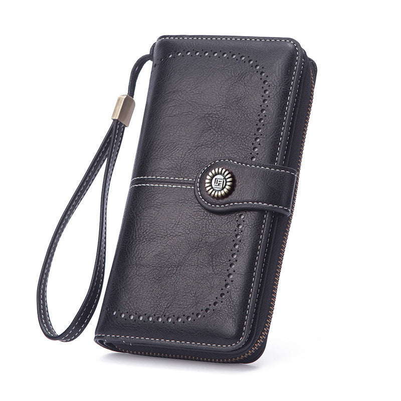 Stylish Retro Minimalism Long Wallet - Wallets Just Wanna Have Fun in Retro Style