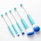 Beaded Makeup Brush Set with Metal Handles for Suit Tools - Teleplus beaded makeup brush handle suit tools