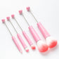 Beaded Makeup Brush Set with Metal Handles for Suit Tools - Teleplus beaded makeup brush handle suit tools