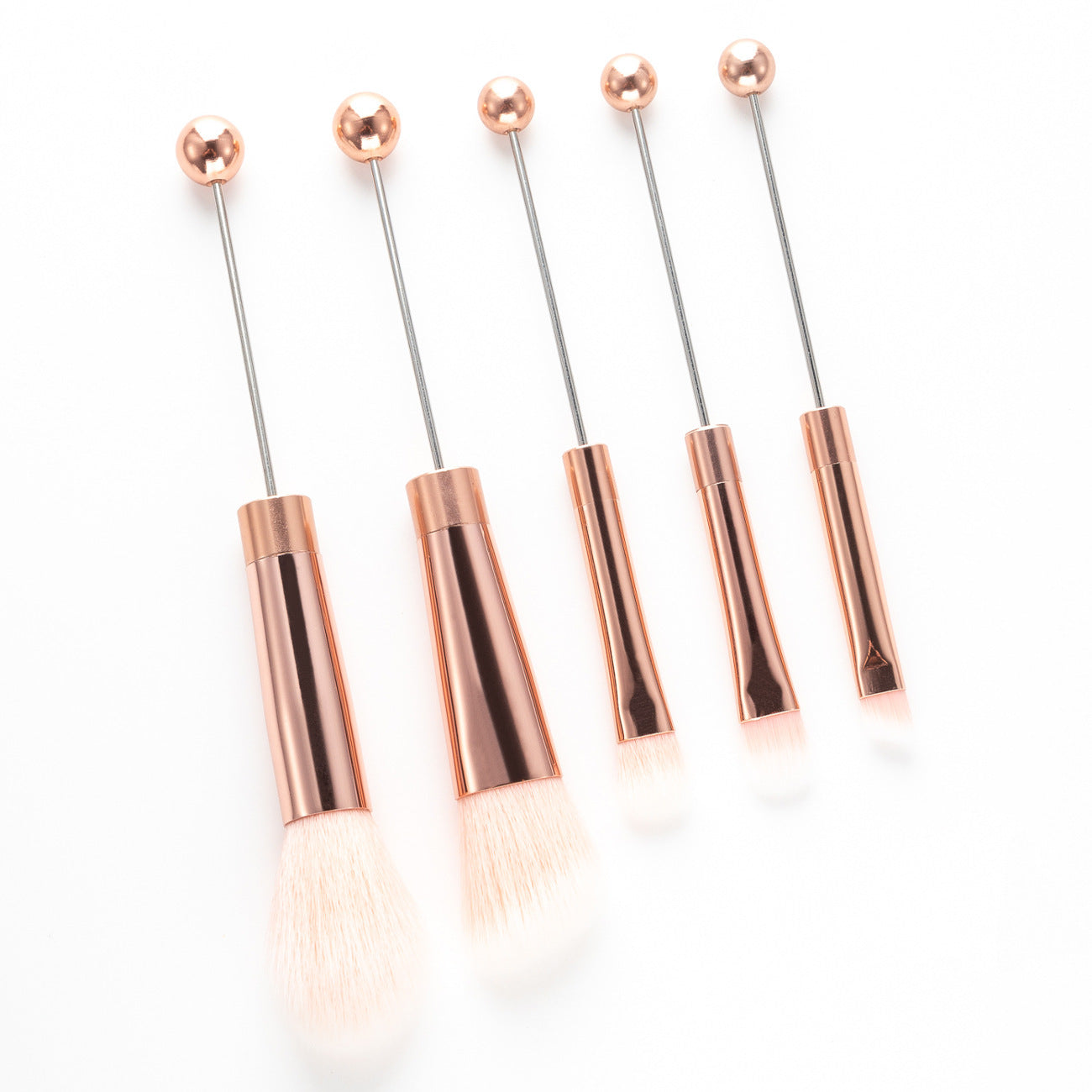 Beaded Makeup Brush Set with Metal Handles for Suit Tools - Teleplus beaded makeup brush handle suit tools
