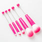 Beaded Makeup Brush Set with Metal Handles for Suit Tools - Teleplus beaded makeup brush handle suit tools